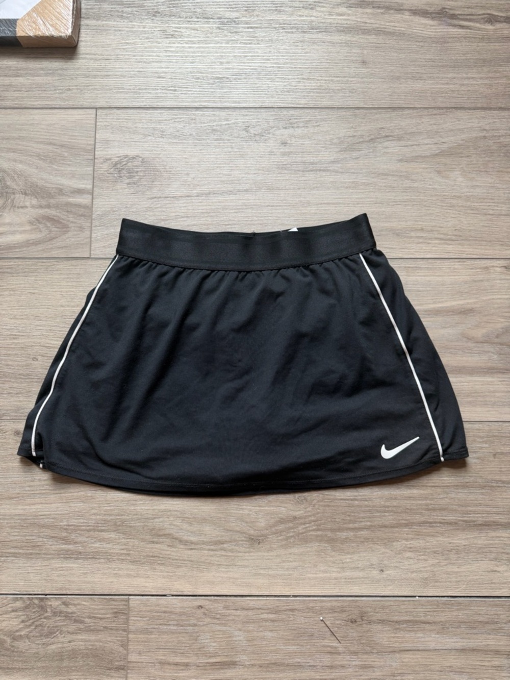 Nike Black Dri-FIT Performance Skort with White Accents